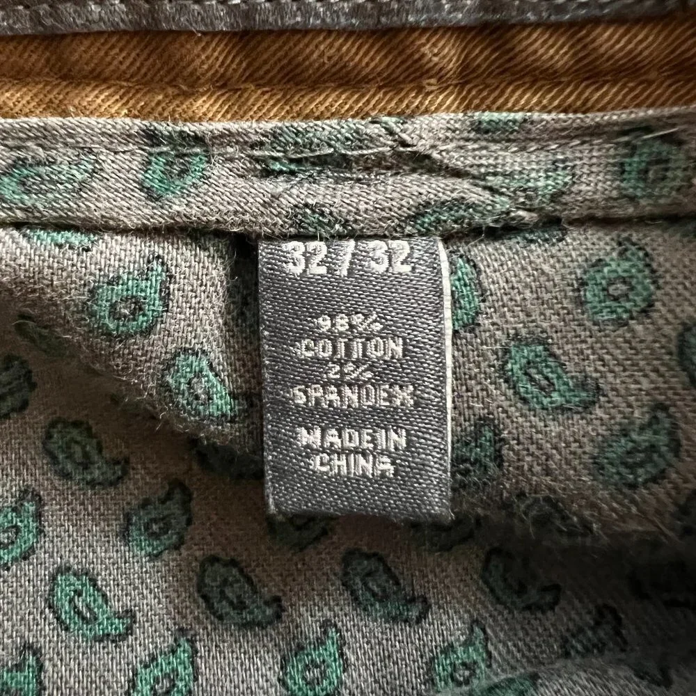 Bonobos Mens Flat Front Straight Pants 32/32
